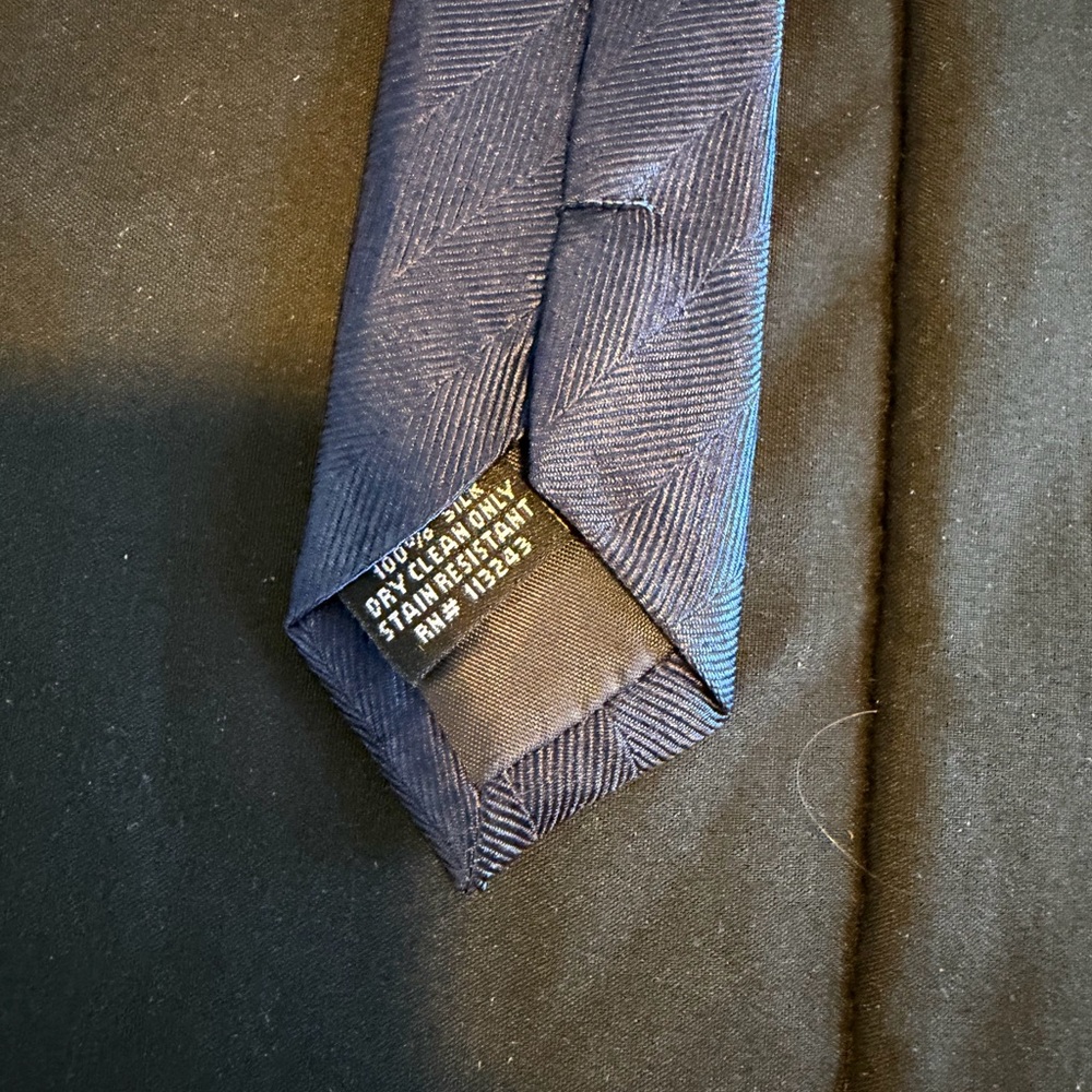 The Tie Bar Elegant Blue Tie - Picture 5 of 8